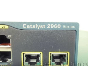 Cisco WS-C2960-24TT-L Catalyst 2960 Conmutador Ethernet De 24 Puertos 10/100 - Imagen 1 de 9