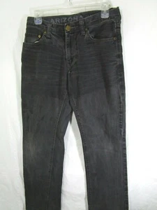 ARIZONA men Slim Straight Gray Jeans size 30 / 32 Mid-Rise Whisker Wash  - Picture 1 of 8
