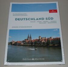 Planungskarte Wasserstrassen Deutschland Süd Rhein Main Mosel Donau Neckar Buch