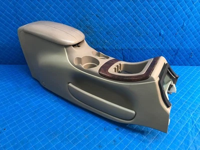 Lincoln Navigator 1998-02 consola central reposabrazos portavasos beige OEM Foto 1 de 4