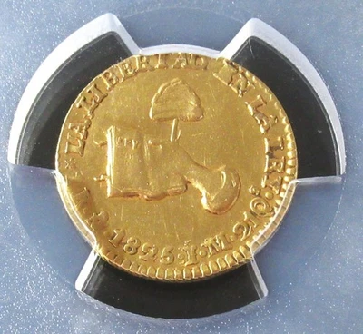 Escudo de Oro México 1825-Mo JM/FM KM-379.5 PCGS AU-55 Foto 1 de 4