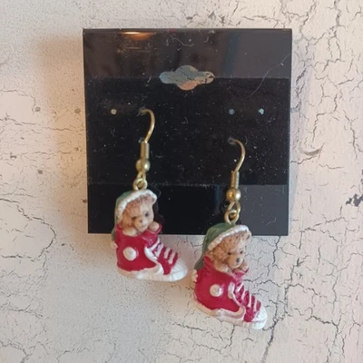 Zapatos Tenis Tipo Osos en Converse Pendientes Cuelgan Navidad Únicos De Colección... Foto 1 de 4