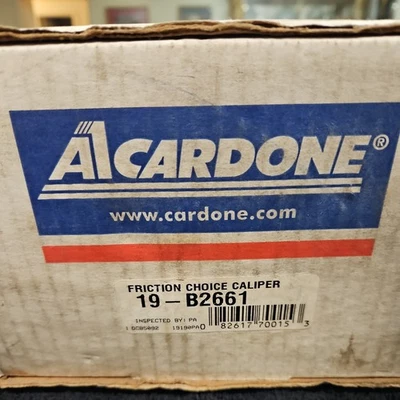 Pinza de elección de fricción Cardone nueva en caja original Honda Acura 19B2661 Foto 1 de 4