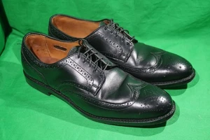 Allen Edmonds Madison Park Wingtip Leather Oxfords Men's Size 10 D Black - Foto 1 di 10