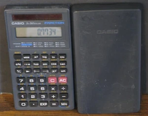 Casio FX-260 Fraktion - solarwissenschaftlicher Taschenrechner - LCD - 10-stelliges Display - Bild 1 von 3