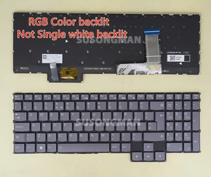 Nuova tastiera retroilluminata a colori UK RGB per Lenovo LOQ 15APH8 15IRH8 82XT 82XV 83EU - Foto 1 di 1