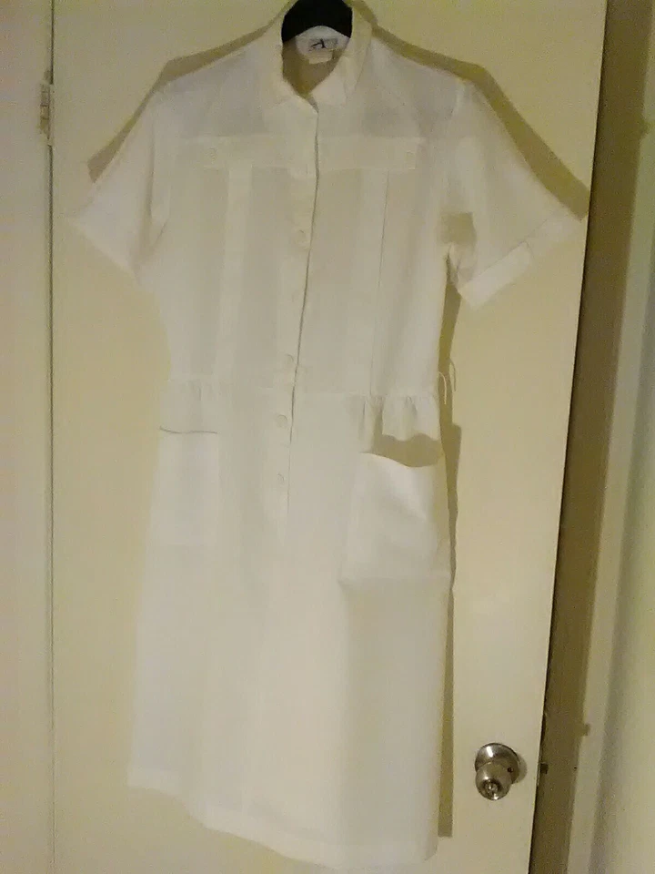 Vestido para mujer Action Line hospital enfermera botón delantero, talla XL Foto 1 de 1