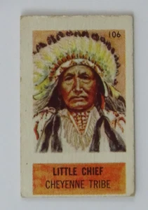 Little Chief Cheyenne Tribe #106 1949 Topps X-Ray Round Up Card #826-1 - Picture 1 of 5