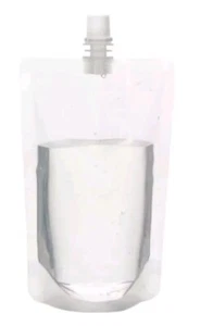 10x 500ml Plastic Refillable Drink Pouch Juice Pouches Liquid Containers - Picture 1 of 2