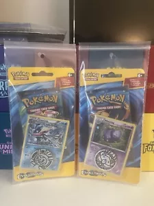 2016 POKEMON EVOLUTIONS CHECK LANE BLISTER PACK SET x 1 - BOTH PROMOS - Picture 1 of 2