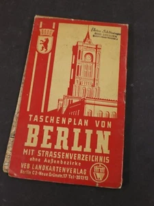 Taschenplan von Berlin Landkarte Straßenkarte - Bild 1 von 3