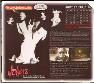 ••► www.jockers.de @ Trennblätter Kalender 2002 ★ Mauspad ★ NEU - Photo 1/1