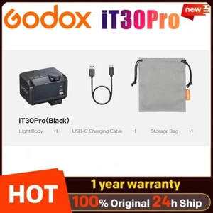 Godox iT30Pro 2.8" Touchscreen Pocket Flash TTL for Canon Nikon Sony Fuji Olympu - Picture 1 of 9