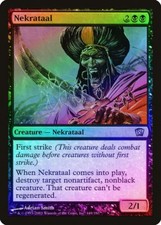 Nekrataal FOIL 8th Edition HEAVILY PLD Black Uncommon MAGIC MTG CARD ABUGames