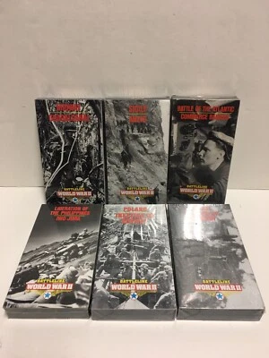 Vintage Battleline World War II 6 VHS Tape by Time-Life Video Sealed Rare - Image 1 of 4