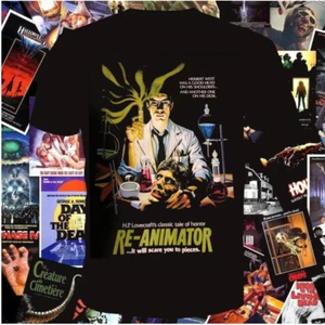 Re-Animator Large Horror Movie T-Shirt - Imagen 1 de 3