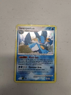 Swampert 9/106 Holo Rare Pokemon Cars - DP Great Encounters - MP Condition  - Image 1 of 4