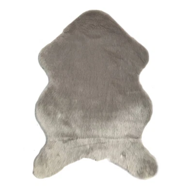 Fluffy Faux Fur Sheepskin Area Rug Living Room Bedroom Washable Floor Mat Carpet - Image 1 of 4