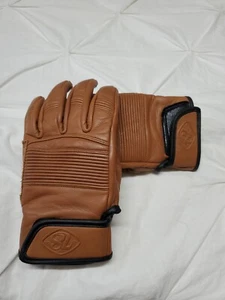 Stingray Gloves Cognac Small mens womans biker motercycle wear - Picture 1 of 5