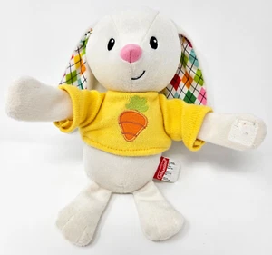 Suéter Infantino Bunny 9" Peluche Conejo Bebé Lovey Argyle Orejas Amarillo Zanahoria - Imagen 1 de 8