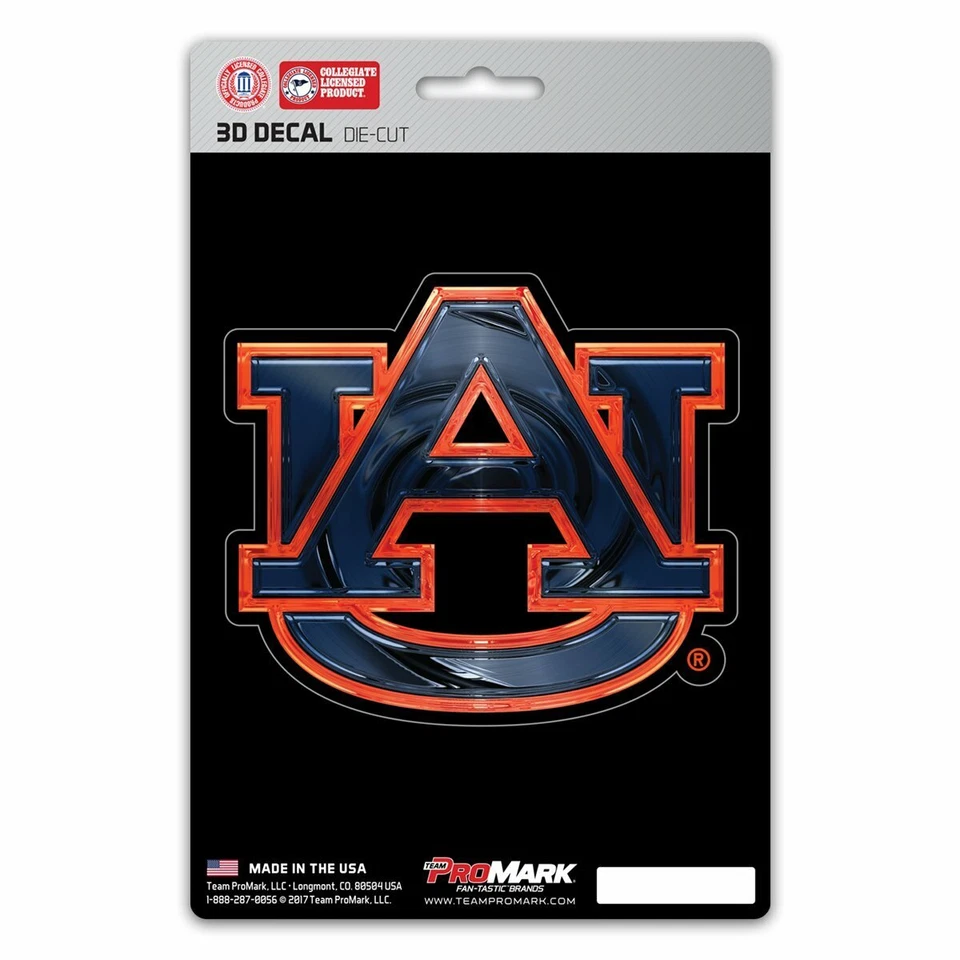 FANMATS 62801 Auburn Tigers 3D Decal Sticker - Image 1 of 1
