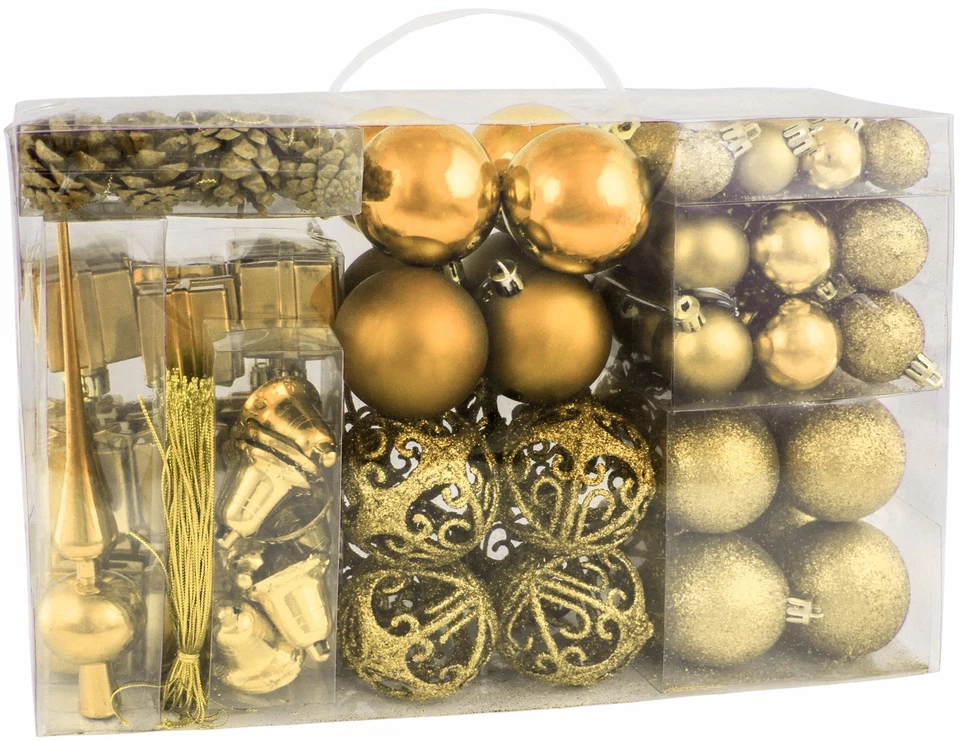 BRUBAKER 101 Piezas Adornos de Árbol de Navidad Irrompibles - Varios Colores Foto 1 de 4