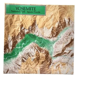 MAPA DE ALIVIO DEL PARQUE NACIONAL YOSEMITE 500 piezas Sellado - Imagen 1 de 7