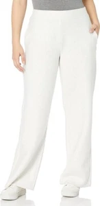 Vince Pants XL Pearl Grey High Waist Wide Leg Pull On Trouser $245 - Picture 1 of 12