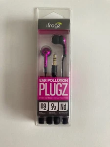 iFROGZ EAR POLLUTION PLUGZ EARPHONES - Picture 1 of 4