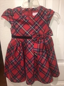 American Girl Pretty Plaid Dress For Little Girls, 4 - Picture 1 of 4