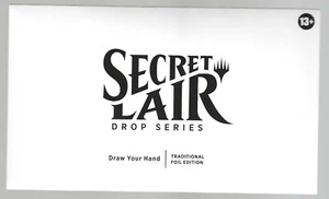 MTG Secret Lair Draw Your Hand [SEALED FOIL] Magic the Gathering - Picture 1 of 3