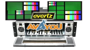 Evertz 7800FR w/ (2) 7767VIP12-HSN 12 In HD/SD/Analog Multiviewer Cards - Picture 1 of 10