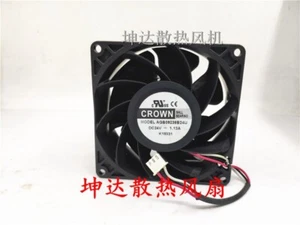 1 PCS  CROWN Fan AGB09238B24U  DC24V 1.13A 9.2CM 9238 3 pin cooling fan - Picture 1 of 2