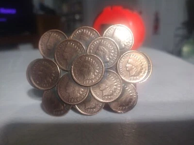 Vintage 1982 GREAT AMERICAN BUCKLE COMPANY Indian Penny Coin Belt Buckle #1037 - Image 1 of 4