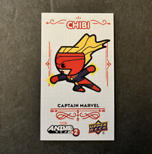 2023 Upper Deck Marvel Anime Vol 2 Captain Marvel CHIBI #5 of 65