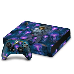 OFFIZIELLE VINCENT HIE KOSMISCHE WUNDER VINYL SKIN DECAL FOR XBOX ONE X BUNDLE - Bild 1 von 10