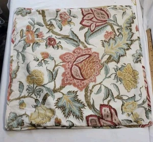 Pottery Barn Pillow Sham Cover Cynthia Palampore Floral Botanical SQUARE 24x24* - Picture 1 of 6