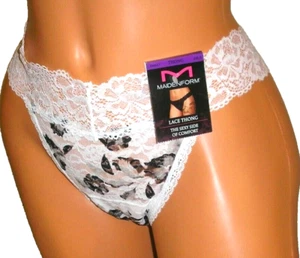 Bragas Lencería Maidenform Plus Tanga de Encaje Floral Talla Regalo adulto 9/2XL - Imagen 1 de 7