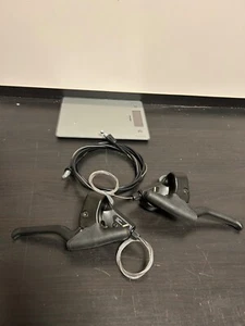 NOS Shimano Deore LX ST-M060 3x7s Trigger MTB Shifters Levers Combo Sett Black - Picture 1 of 10