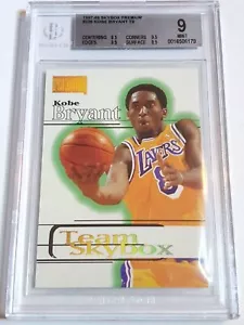 1997 Skybox Premium Kobe Bryant #226 Team Skybox - BGS 9 (POP 10) - Picture 1 of 2