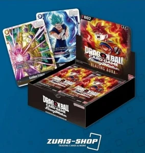Dragon Ball Fusion World FB02 BLAZING aura inglese display booster box Fb-02 - Foto 1 di 1