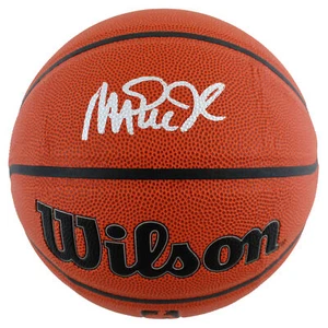 Lakers Magic Johnson Authentic Signed Wilson Basketball w/ Silver Sig BAS Wit - Picture 1 of 3