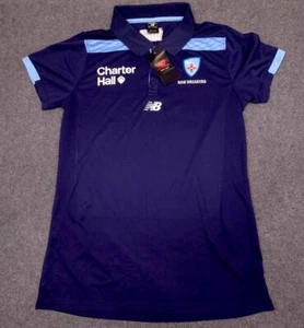CRICKET NSW BREAKERS PLAYER ISSUE TEAM POLO NEW BALANCE XL/16 BNWT ODI BBL STATE - Picture 1 of 4