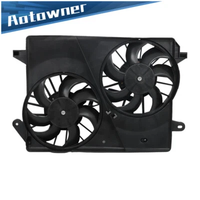 Radiator Dual Cooling Fan Assembly For 2005-09 Chrysler 300 05-08 Dodge Magnum - Изображение 1 из 4