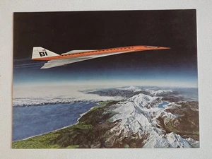 Lockheed L-2000 SST Super Sonic Braniff 13.75" x 10.25" - Picture 1 of 3