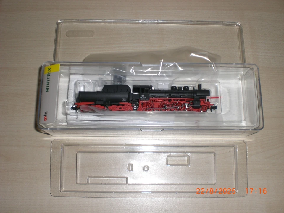 Minitrix 16388 Dampflokomotive Baureihe 038 der DB, Spur N     NEU/OVP - Bild 1 von 1