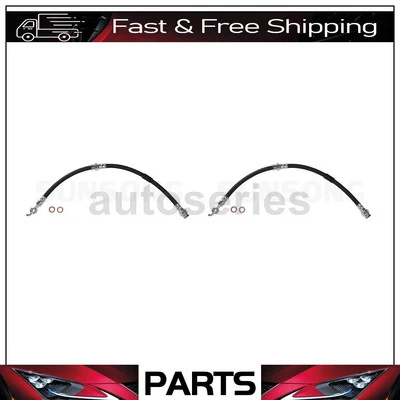 2 Front Brake Line Brake Hydraulic Hose Fits 2007 Mazda CX-7 CX-9 - Image 1 of 4