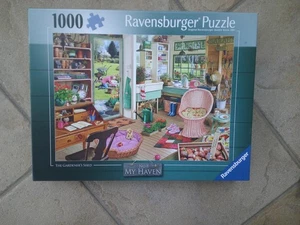 RAVENSBURGER THE GARDENER'S SHED  1000 PIECE JIGSAW COMPLETE FREE UK POST - Picture 1 of 2