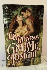 Give Me Tonight, Lisa Kleypas MMP 1989 First Print, VG Romance Vintage - Picture 1 of 4