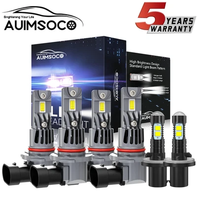 Kit de faros antiniebla de haz alto bajo LED para Chevrolet Corvette 1996-2004 Foto 1 de 4